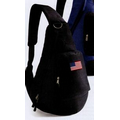 Black Forerunner Sling Shoulder Backpack